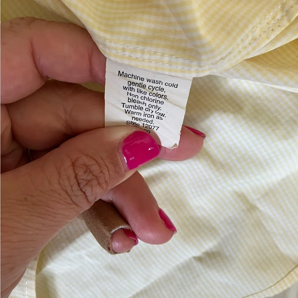 J Crew Stripe Haberdashery Shirtings 80's 2 Ply XL 17 17 1/2‎ long sleeve Shirt